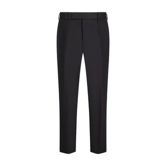 Pantaloni Torino Broeken, Heren, Zwart, S, Katoen, Cotton Linen Rebel Broek