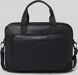 Tommy Hilfiger Laptoptasche mit abnehmbarem, verstellbarem Schulterriemen in Black, Größe 1