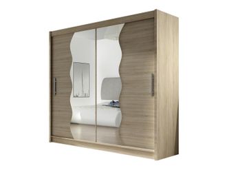 Mirjan24 Armario Closico 125, Roble Sonoma, 215x180x57cm, Puertas De Armario: Correderas, N&uacute;mero De Estantes: 0