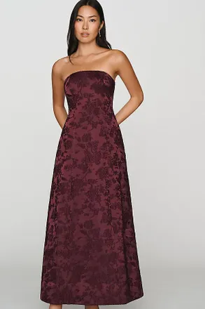 Mare Mare Piper Jacquard Maxi Dress