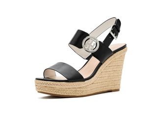 Tommy Hilfiger Kahdy Womens Wedge Shoes Black : 8.5 M, Rubber/Synthetic