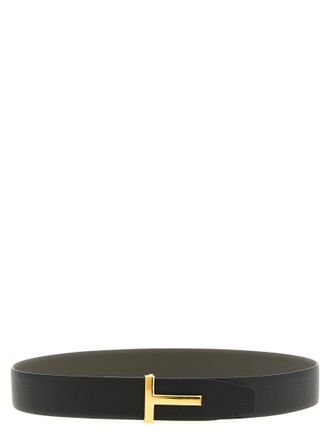 Tom Ford Mens Multicolor Calfskin Regular Belt