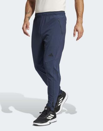 adidas adidas Performance - Designed For Training - Pantaloni ibridi color inchiostro aurora-Blu navy