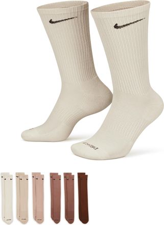 Nike Mens Everyday Plus Cushioned Training Crew Socks (6 Pairs) in Multicolor | SX6897-904