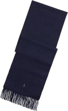 Polo Ralph Lauren Cashmere Scarf - Heren - Wintersjaals - Blauw - ONE Size - Kasjmier - Accessoires