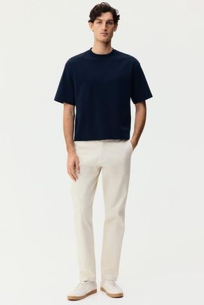 H&M Slim-fit cotton chinos in Light Beige at Nordstrom, Size 42