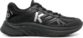 Kenzo K Logo Sneakers met veters - Heren - Sneakers - Zwart - 44 EU - Schoenen