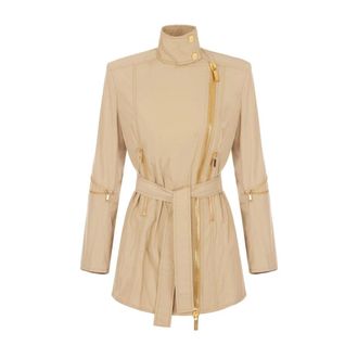 Elisabetta Franchi Dames, Jassen, Bruin, Maat: XS Taf
