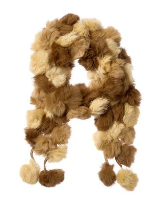 La Fiorentina Poms Muffler Scarf