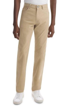 Theory Slim Fit Stretch Corduroy Pants in Khaki at Nordstrom, Size 34
