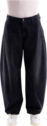 People Big Marion Jeans - Dames - Loose Fit Jeans - Zwart - W27 - Katoen - Jeans