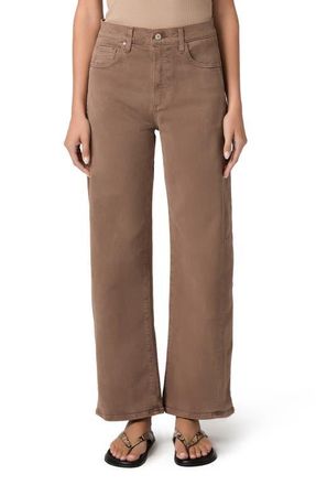 Paige Arellia Skimmer High Waist Barrel Leg Jeans in Canewood at Nordstrom, Size 28