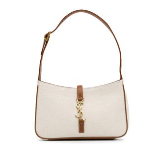 Saint Laurent Canvas and Leather Le 5 a 7