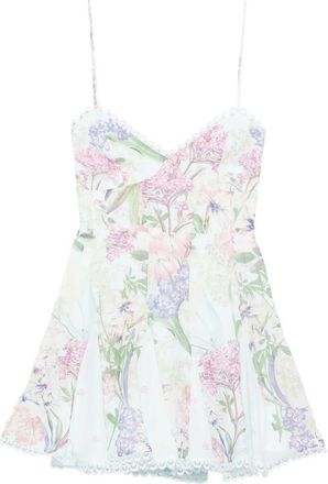 Charo Ruiz Ibiza Marlene Floral Lace Mini Dress