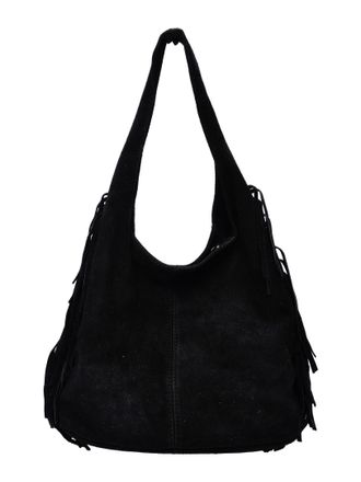 Isabella Rhea Zwart Rundleer Tas