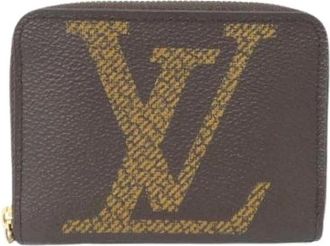Louis Vuitton Pre-owned Wallets, female, Brown, Size: ONE SIZE Pre-owned Canvas Wallet
