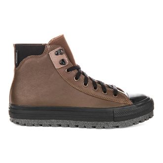 Converse Lace-up Boots, male, Brown, 7 1/2 UK, Chuck Taylor All Star City Trek Waterproof Leather