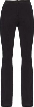 Pinko Wijde broek - Dames - Wijde Broeken - Zwart - XL - Broeken