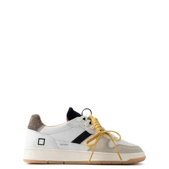 D.A.T.E. D.a.t.e., Schoenen, Heren, Wit, 43 EU, Katoen, Court 2.0 Vintage