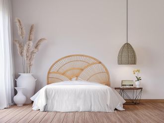 Vente-Unique Testata 160 cm Giunco Naturale - EFELA