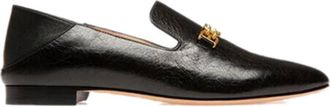 Bally Darcie Leather Slip-On Loafers, Brand Size 35 ( US Size 4.5 )