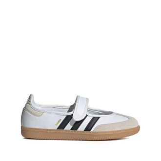 adidas Schoenen, Dames, Wit, 39 1/3 EU, Leer, Samba Jane Ballerina