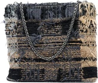 Chanel Pre-owned Vintage Tweed Crossbody Bag - Dames - Vintage Schoudertas - Veelkleurig - ONE Size - Tweed - Vintage