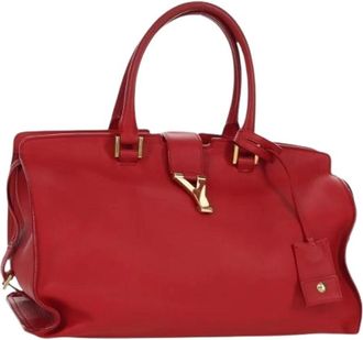 Saint Laurent Pre-owned Handbags, female, Red, Size: ONE SIZE Pre-owned Vintage Hand Bag