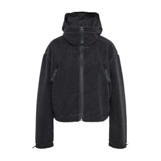adidas by Stella McCartney FZ FLZ - Dames - Fleece jassen - Grijs - M - Polyester - Fitness