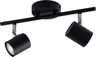 Fan Europe Fan Europe Spot Foco Twin 2 Luces Negro 33x15cm