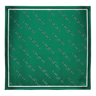 Givenchy Silky Scarves, female, Green, Size: ONE SIZE Carr&eacute; en soie Shadow