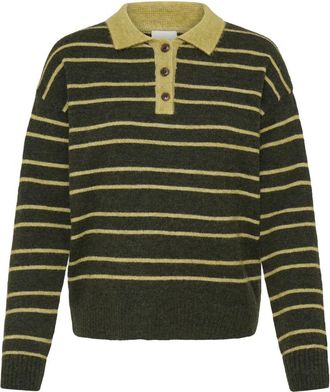 Ichi Maglieria Girocollo - - Knitwear - Donna - Verde - XS