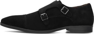 Stefano Lauran Elegante herenschoenen - Heren - Nette schoenen - Zwart - 48 EU - Su&egrave;de - Schoenen