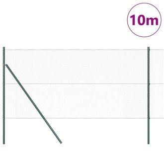 Berkfield Home Hexagon Fence Green 1.2x10 m Steel