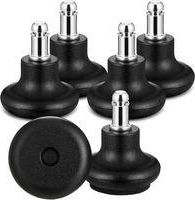 OEM Juego De 5 Ruedas Giratorias De Repuesto Bell Glides Para Sillas De Oficina (negras), Ruedas Giratorias De 2 Pulgadas Para Taburetes De Perfil Alto