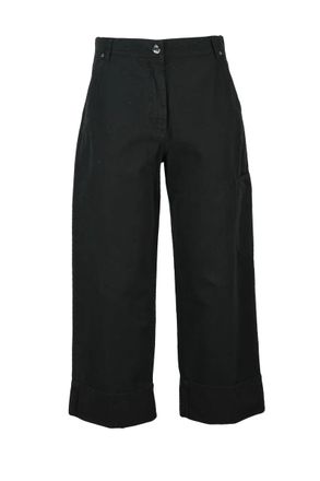 19.70 Nineteen Seventy Black Cuffed Denim Jeans