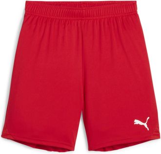 Puma Trainingsshorts PUMA TEAMGOAL SHORTS JR, Damen, Gr. 164, N-Gr, rot (puma rot, puma wei&szlig;), Interlock, Obermaterial: 100% Polyester, unifarben, regular 