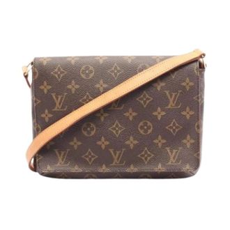 Louis Vuitton Pre-owned Cross Body Bags, female, Brown, Size: ONE SIZE Pre-owned Vintage Canvas Cross Body Bag