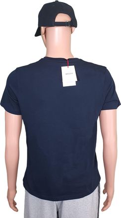 Bally 6301246 Unisex Navy Blue 100% Cotton Logo T-Shirt