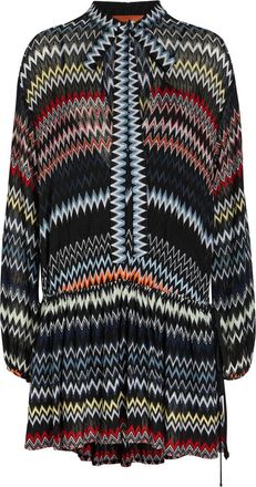 Missoni Chevron Fine-knit Mini Dress - Multicoloured - 42 (UK10 / S)
