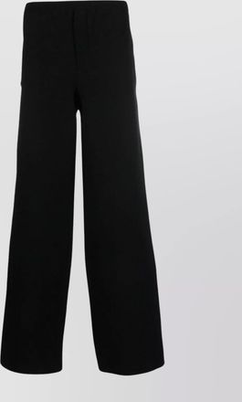 Ferragamo wide-leg trousers with rear patch pocket