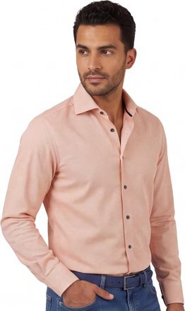 Led&ucirc;b Overhemd Ledub Modern Fit roze geprint