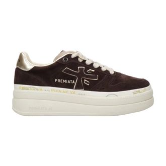 Premiata Micol 7894 - Dames - Schoenen - Bruin - Maat: 39 EU Zijde