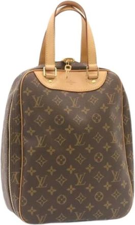 Louis Vuitton Pre-owned Vintage Canvas Handtas - Dames - Vintage Handtas - Bruin - ONE Size - Vintage