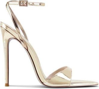 Femme GG Heel Sandal in Mirrored Gold at Nordstrom, Size 10