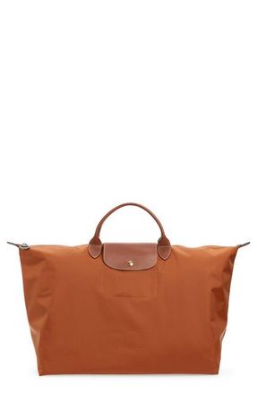 Longchamp Large Le Pliage Original Travel Bag in Cognac at Nordstrom