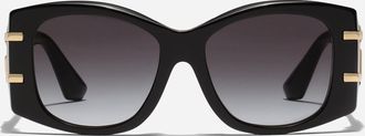 Dolce & Gabbana Dg Griffe Sunglasses - Woman Icons Black Onesize