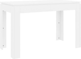 vidaXL Dining Table White 120x60x76 cm Engineered Wood vidaXL