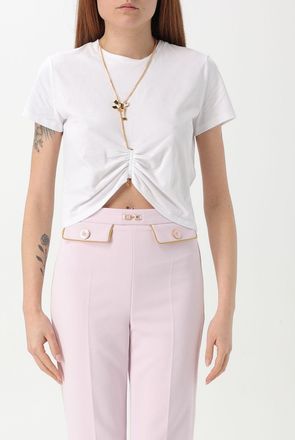 Elisabetta Franchi T-shirt cropped Elisabetta Franchi in cotone