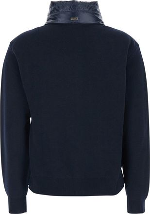 Herno Womens Jacket Cotton-Nylon Blue Puffer